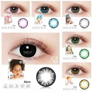 Softlens Ice N8 | Normal | Minus | Free Lenscase | Big Eye soflens lens