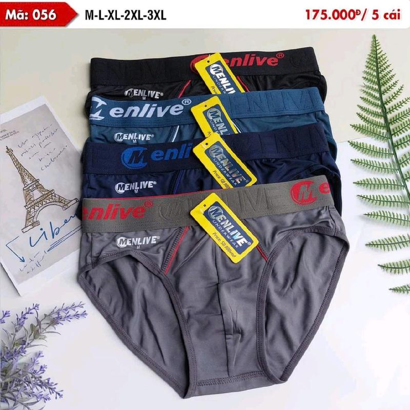 (M<50kg - 110kg) Quần sịp nam tam giác Menlive(056)