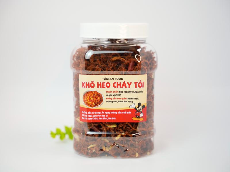 TĂNG TỎI SẤY HÀNG VIỆT GIÒN -khô heo tỏi 500gr-Thịt Sấy Khô Cháy Tỏi Hương Vị Heo - Ngon Thơm Đậm Đà - Loại Ngon Nhất - Đã Đạt Chuẩn ATVSTP