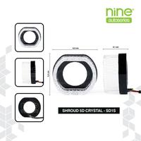 Gambar LUXIMOS Shroud BMW Akrilik H4 RGB Apps Running Shroud Biled H4 PNP Modul SD1S - NINE SURABAYA - SD1S dari Nine Autoseries Surabaya Kab. Sidoarjo 3 Tokopedia