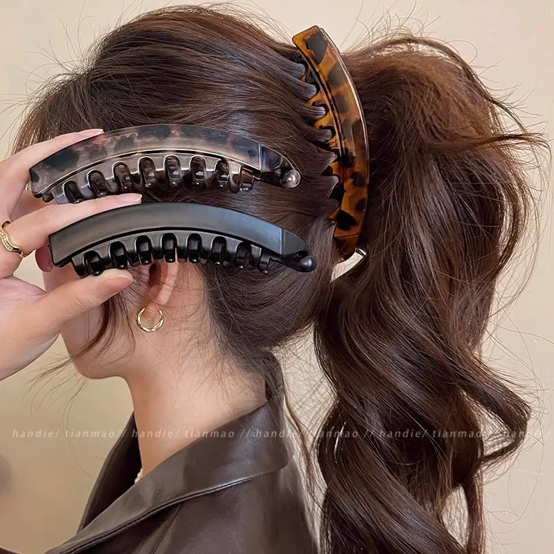 Klip Rambut Pisang, Cetakan Leopard Vintaj, Untuk Wanita, Klip - TikTok ...