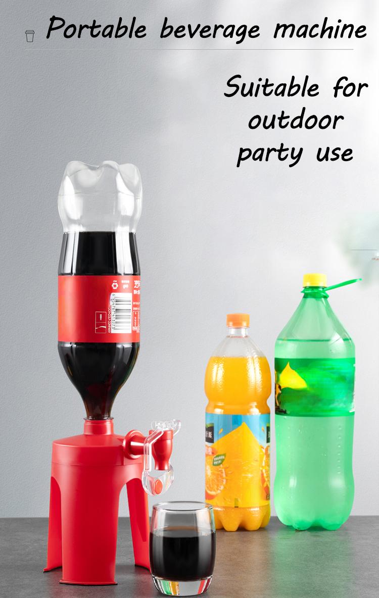 Product Introduction of Bình đựng nước giải khát Soda, Thiết kế tiết kiệm Mới Lạ Máy pha chế nước uống Coke lộn ngược, Công tắc cho bữa tiệc tiện ích, sử dụng tại nhà và tại Bar 25