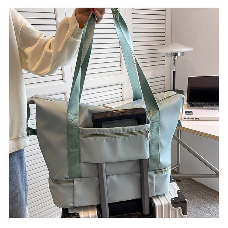 Product Introduction of Sports Workout Travel Handbag, Short Distance Lightweight Water-Proof Bag, Shoe Bag, New Portable Trolley Case, Large-Capacity Luggage Bag, Storage Gym Bag 25