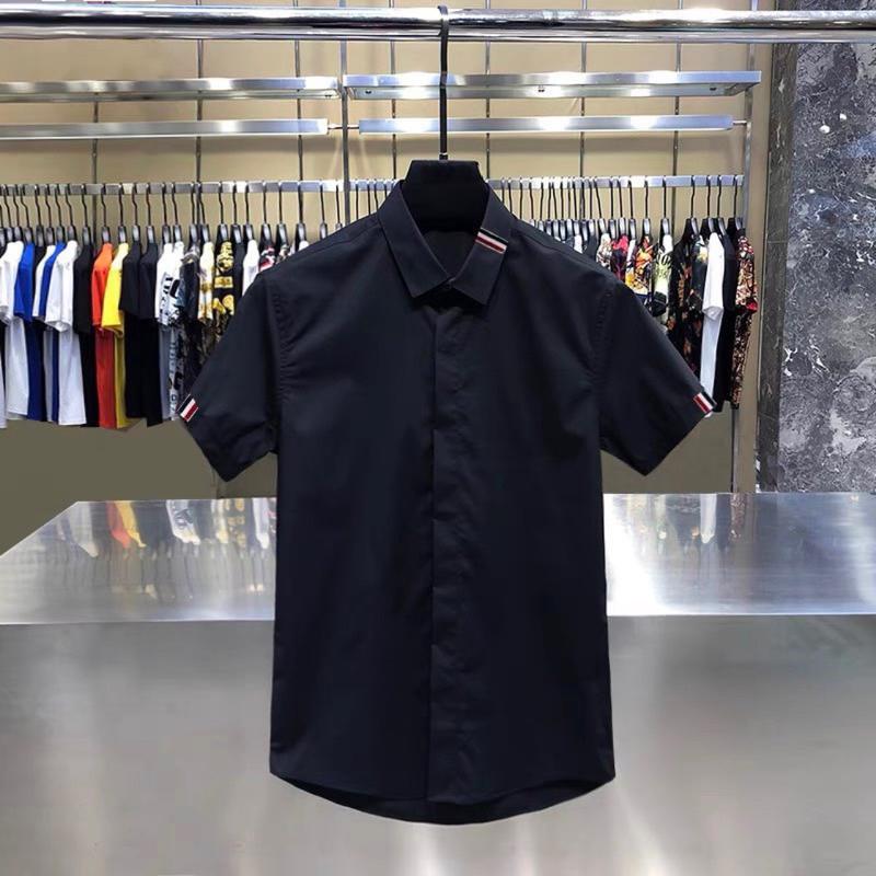 Product Introduction of Áo sơ mi nam bebery cộc tay phối họa tiết kẻ ô mẫu trẻ trung sang trọng -THÚY TRÂM SHOP Menswear Tre 2