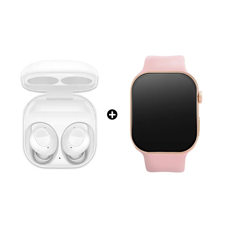 white+pink watch