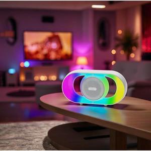 ลำโพงบลูทูธไร้สาย + โคมไฟ Super LED 7สี ลำโพงบลูทูธ แบบพกพา ไร้สาย เสียงใสเหมือนหิน ดีไซน์สร้างสรรค์ บลูทูธไร้สาย อเนกประสงค์ ของขวัญในอุดมคติสำหรับผู้ชายและผู้หญิง