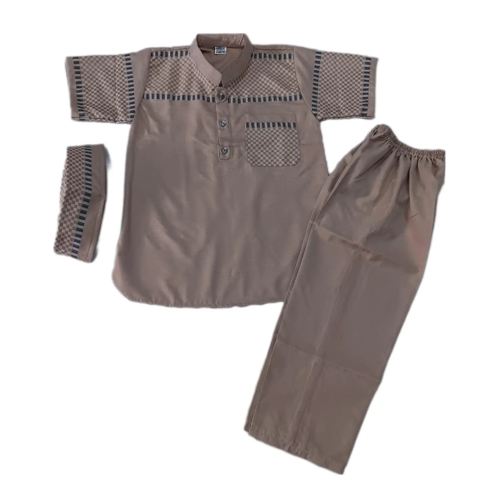 Baju Koko Anak Laki Laki Usia 7 8 9 Tahun Beli Lokal Bahan Katun Madinah Adem Bordir Celana