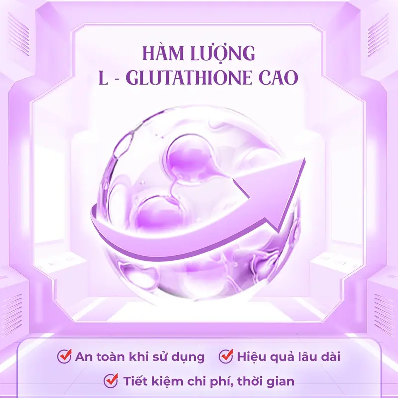 Phiên Bản Tím Ấn Tượng - Viên Uống Glutathion 600 - Hộp 30 Viên - Viên uống không sử dụng cho nam 5