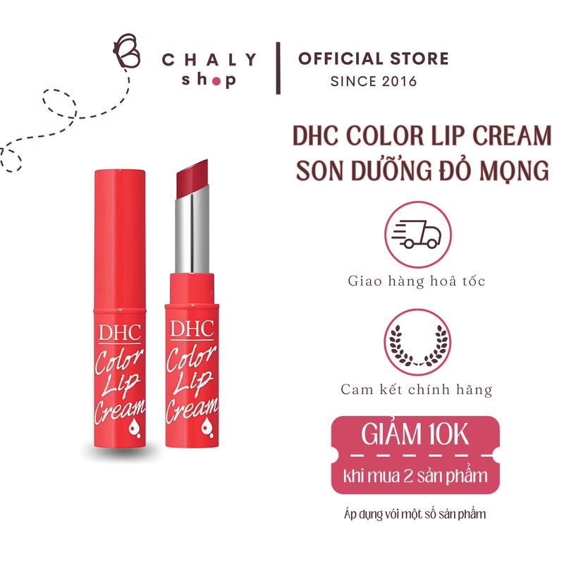 Son dưỡng môi có màu DHC Color Lip Cream 1.5g nội địa Nhật Nữ Women