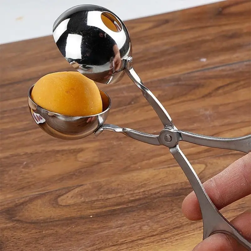 Muỗng kẹp làm thịt viên bằng thép không gỉ size lớn và vừa chuyên dụng cho nhà bếp 3