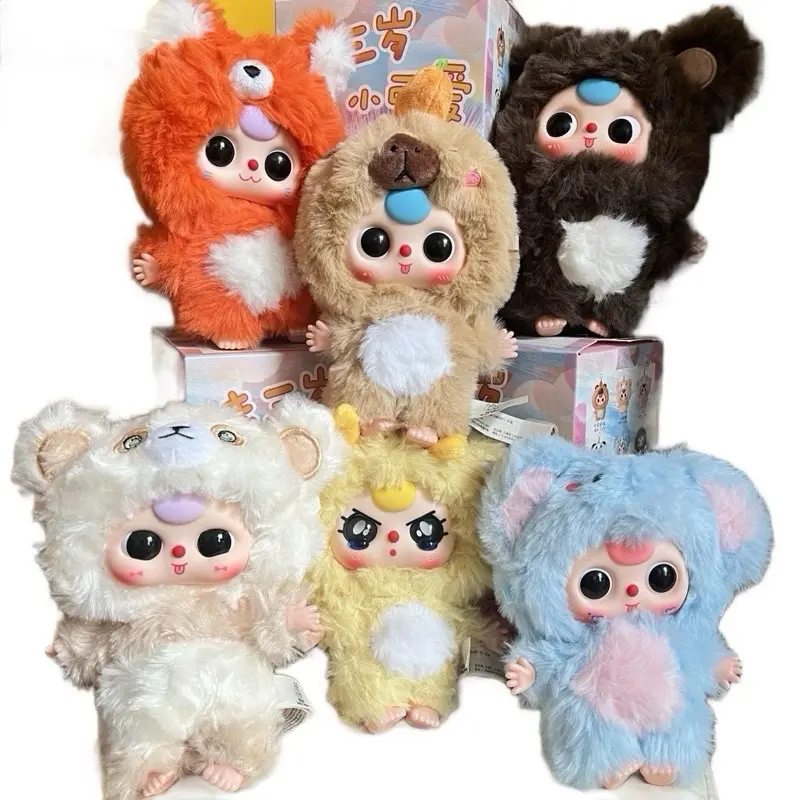 [Chính hãng] Baby Three V3 Mini - Móc Khoá, Đồ Chơi, Gấu Bông - Đồ Chơi - Toy mat phat blind box