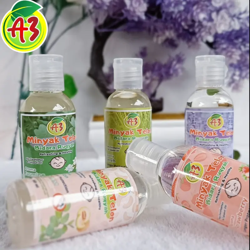 6pcs/12pcs minyak telon bidara ruqyah 60ml anak-anak bayi menghangatkan Perut Aroma  Lavender lotion 2