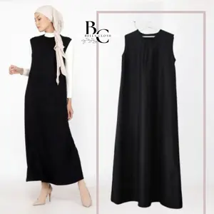 inner Dress Hitam Tanpa Lengan Sleeveless Jumbo Wanita-Dalaman Inner Polos Tanktop Tengtop Iner Dress Inner Jumbo Inner Busui Gamis Daleman Dress  Outer 2022Inner Pendek Wanita - Outer Wanita - Sleevless Pendek Wanita Inner Gamis Tebal Panjang Muslim