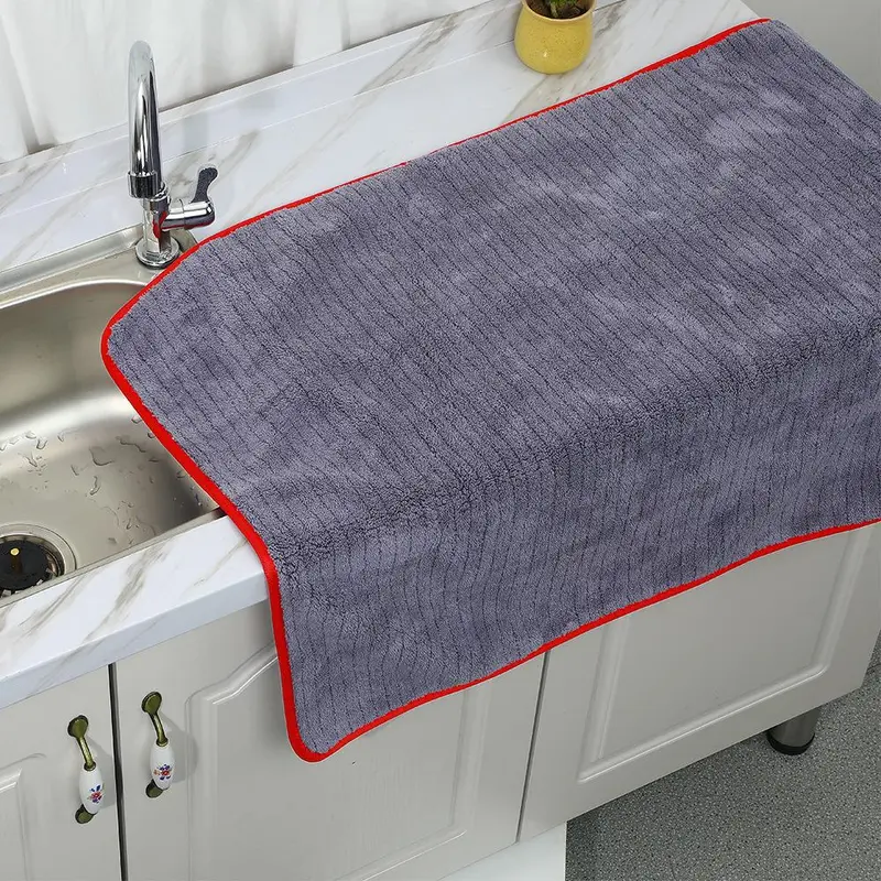 Car Wash Towel, 60*90cm Car Cleaning Rag, Microfiber Car Drying Towel, Multifunctional Car Wash Accessories 8