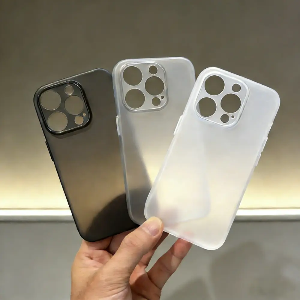 Ốp lưng iPhone siêu mỏng - Bề mặt mờ, không bị ố vàng - Tương thích với iPhone 17, 16, 15, 14 Plus, 13, 12, 11 Pro Max, Xs Max, Xr X, màu sắc có sẵn: Trắng, Đen, Titan tự nhiên