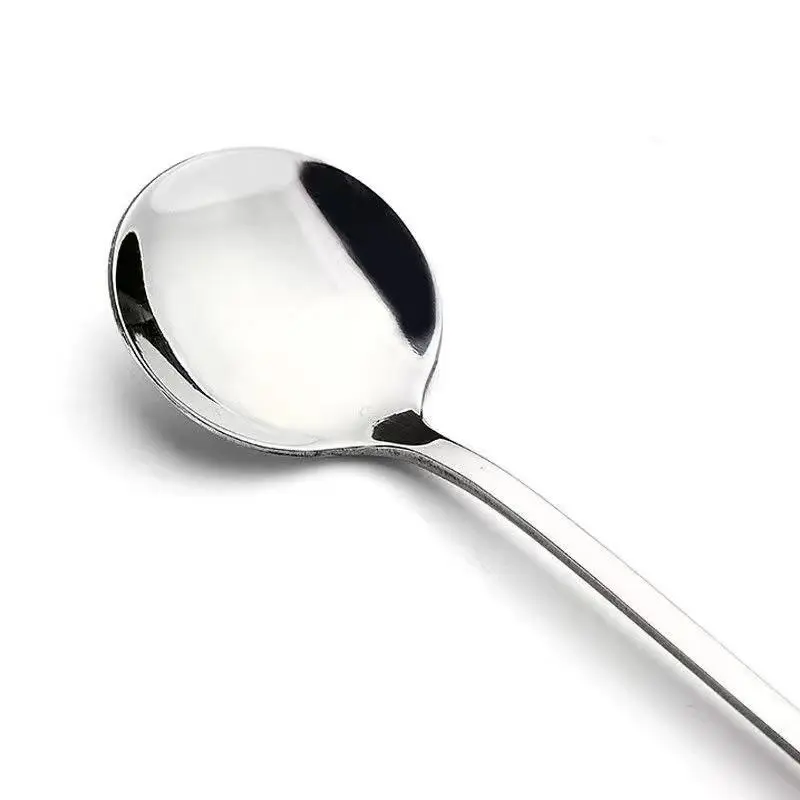 Stainless Steel Long Handle Spoon, 1 Count Durable Coffee Stirring Spoon, Ice Spoon, Kitchen Utensils for Home Use 3