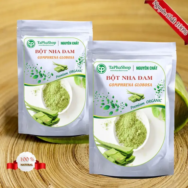 Bột nha đam nguyên chất - TaPhaCo - Bột nha đam chuyên dùng làm đẹp da