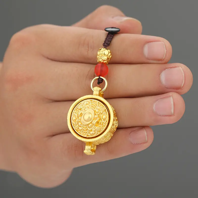 Cornucopia, Thiết Kế Mười Hai Cung Hoàng Đạo, Khóa Chìa Khóa Đồng Thau, Tay Cầm Quay, Mặt Dây Chuyền May Mắn, Đồ Trang Trí Cầm Tay Cao Cấp, Quà Tặng, Hàng Mới Về