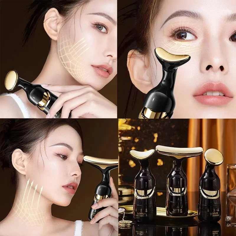 Alat Setrika Wajah 3 IN 1 Perangkat Kecantikan Wanita 4