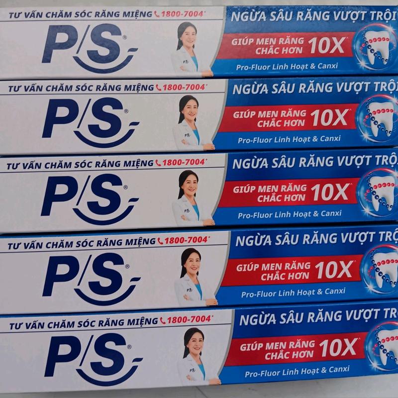 combo 5 tuýp kem đánh răng P/S ( 180g/ tuýp). 174..000₫ Trắng Răng