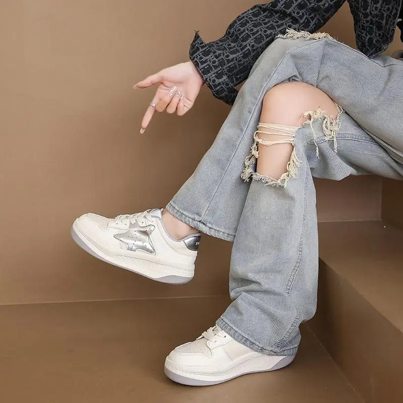 Sepatu Wanita Logo Bintang Sneakers 27767 - Casual Shoes 7