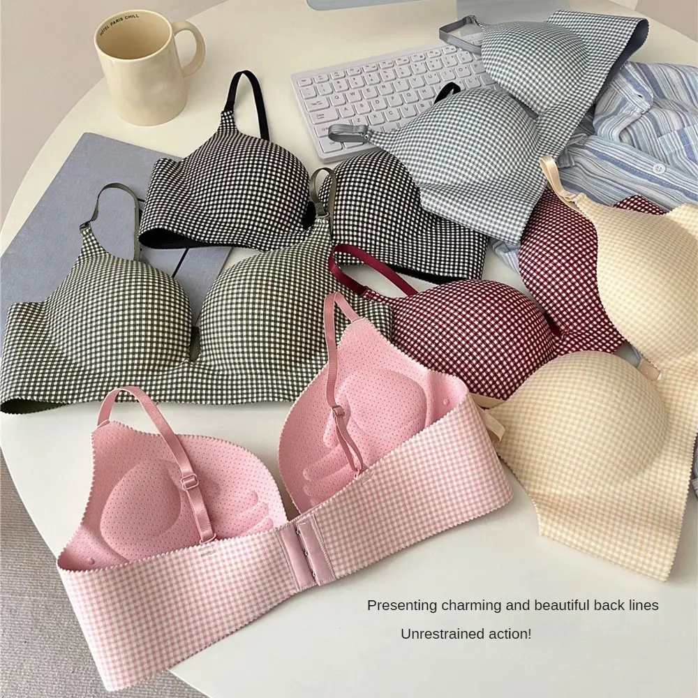 Bra Lancar, Untuk Wanita, Tanpa Wayar, Tekan Tubi, Seluar Dalam, Sesuai untuk Gadis dan Pelajar, Bernafas, Nipis dan Selesa, Bra, Seluar Dalam Wanita