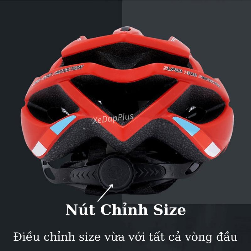 Mũ bảo hiểm xe đạp thể thao nam nữ ZhenCool - Hàng cao cấp có núm điều chỉnh size 4