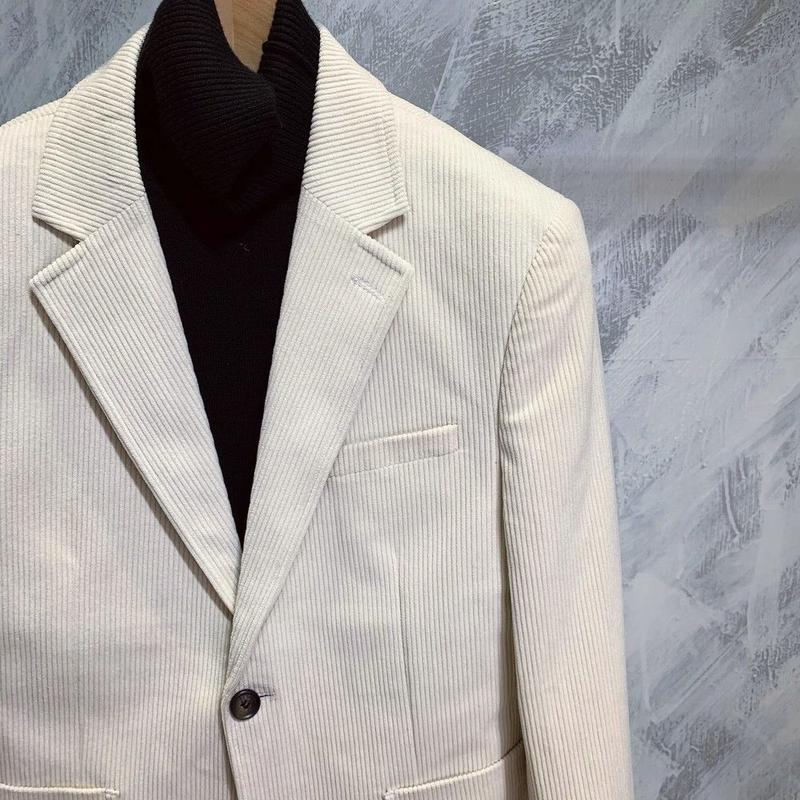 Product Introduction of Áo Khoác Vest Công Sở, Dáng Ôm, Chất Liệu Vải Nhung Kẻ, Phong Cách Anh Quốc, Dành Cho Nam, Hợp Xu hướng Phong Cách Hàn Quốc, Phong Cách Đường Phố Ruoshuai, Bộ Đồ Đơn Thường Ngày Người Nổi Tiếng Trên Internet 16