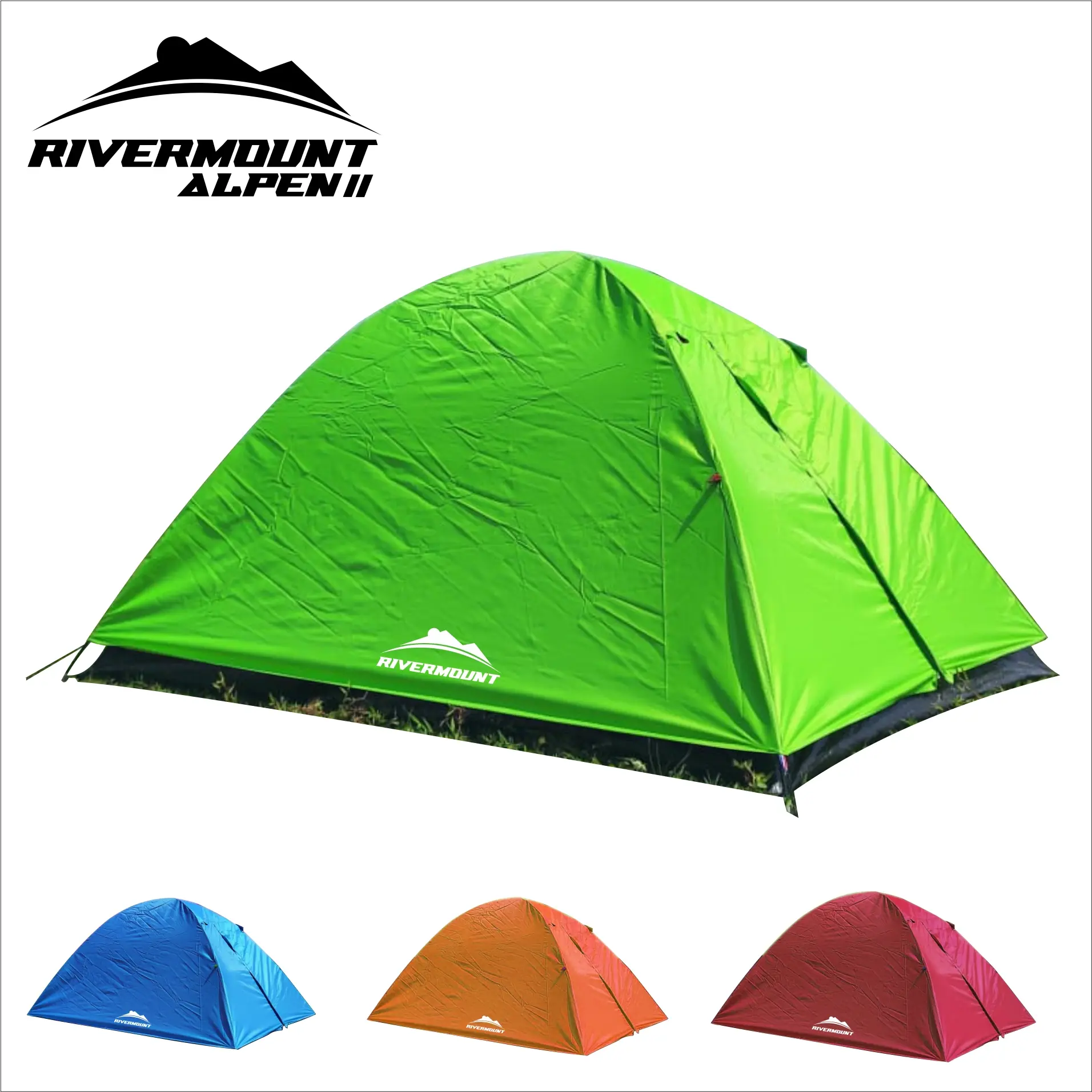 Rivermount tenda camping 2 person double layer Outdoor