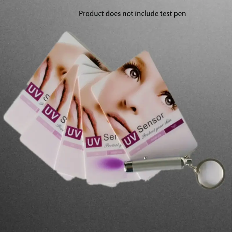 UV Test Card Premium UVB Test Card UV Sanitizer Test Strips All UVA/UVB/UVC Device: Phone Cleaner/UV Sterilizer