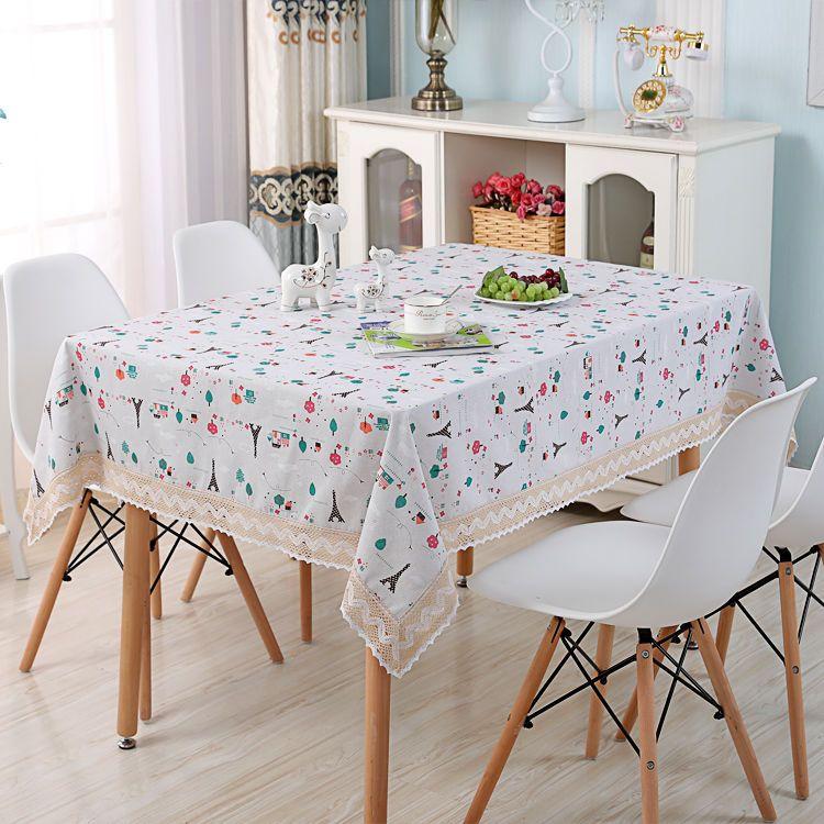 Product Introduction of Khăn trải bàn hình chữ nhật, thiết kế Ngọt Ngào và tự nhiên, khăn trải bàn tròn, khăn trải Bàn cà phê, khăn trải Đa Năng Vải dễ thương và đẹp mắt 5