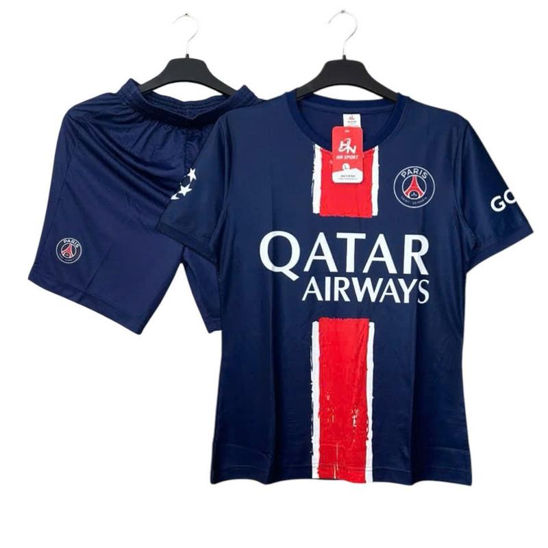 Bộ Quần Áo Bóng Đá CLB PSG tím than 2023-2024 Thể Thao Trẻ Em & Người Lớn - Đồ Thể Thao Giá Rẻ Nam Nữ quanao  bong