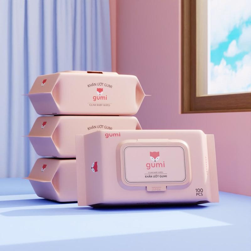 Product Introduction of Thùng 10 gói Khăn ướt cao cấp Gumi loại 100 tờ không cồn, không parapens cho em bé  măt uot khăn  ướt khăn  giấy khăn  ướt giấy ướt  lamy khăn  ướt 9