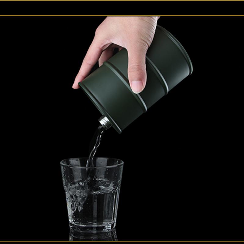 Product Introduction of Personality Stainless Steel Kettle Creative Hip Flask 1