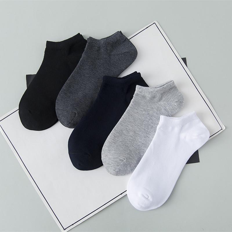 Product Introduction of Summer Korean Style Men's Cotton Boat Socks Retro Fashion Invisible Socks Plain Flat Socks Personality Fashion 0