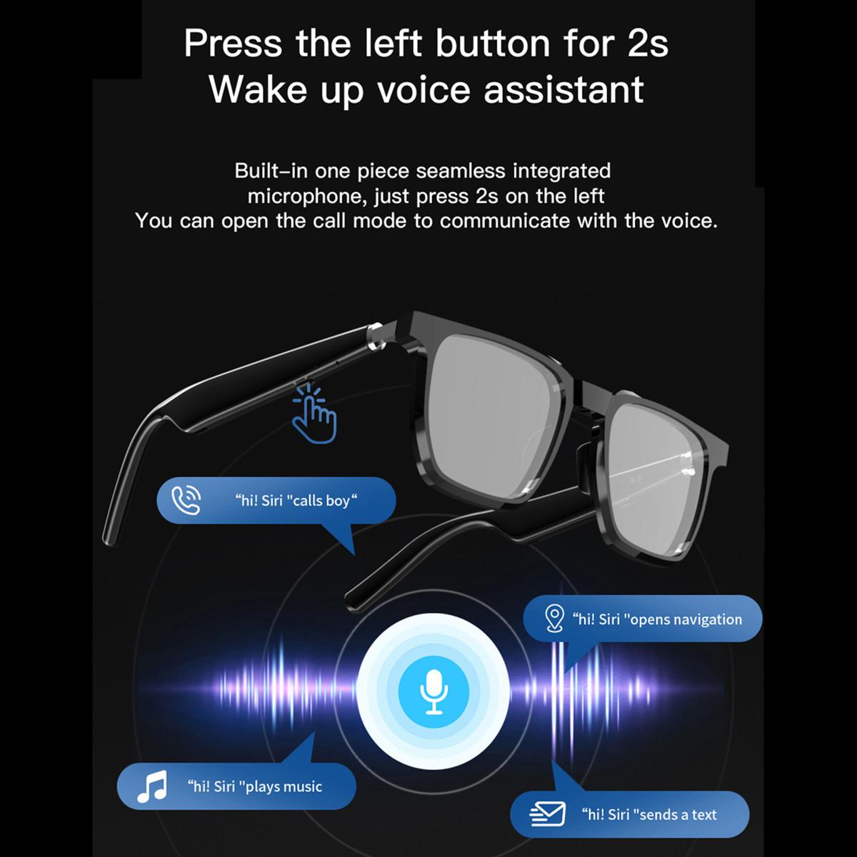 AI Smart Translate Eyeglasses Receive Call Voice Assistatn Listen Songs Anti Blue Light Noise Canceling Smart Glasses for Man - Image 5