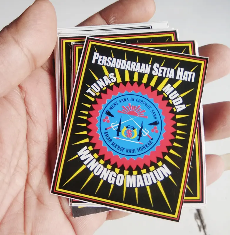 Stiker PSHW Tunas Muda SH Winongo 1903 Pusat Madiun Paper Stationery 1
