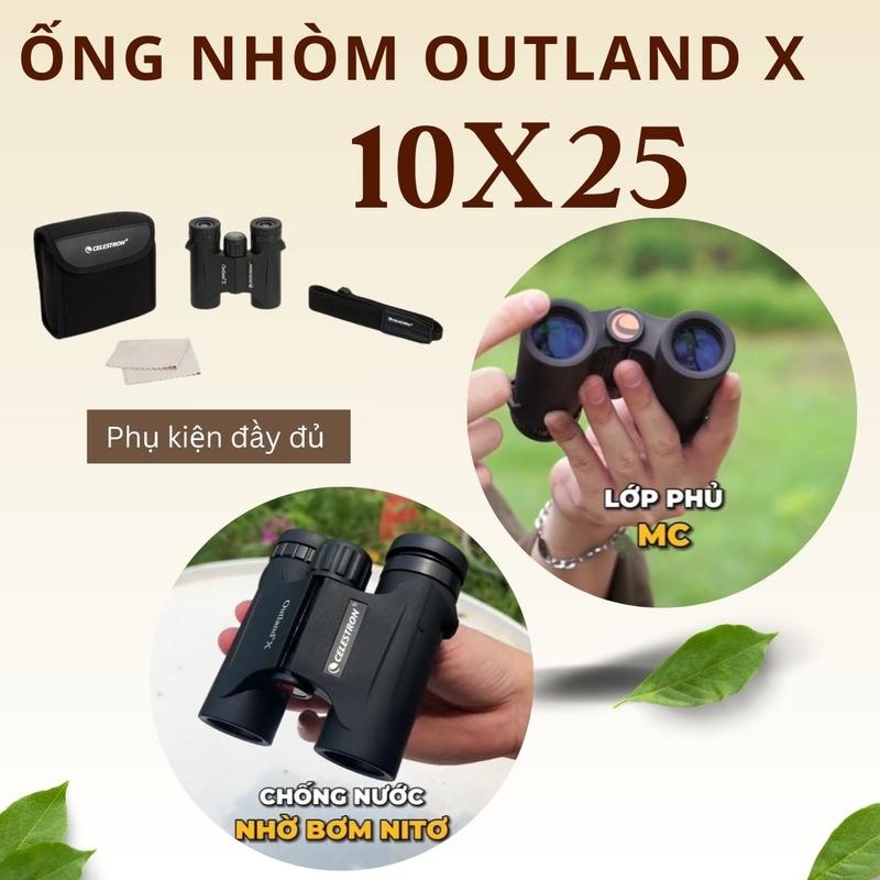 Ống nhòm Celestron Outland X 10x25 2
