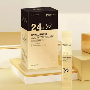 Yessica's 24K Hyaluronic Acid Sleeping Mask (Moisturizing, Smoothing, Firming) With Squalane, Carbomer & Aqua Original BPOM