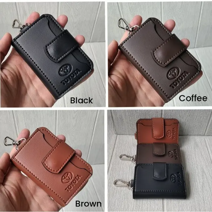 GANTUNGAN KUNCI DOMPET KARTU STNK MOBIL MOTOR LOGO EMBOS ELEGAN Car