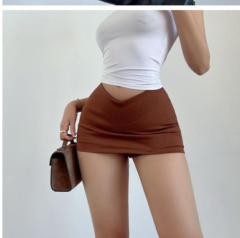 Product Introduction of Váy Bodycon, Gợi Cảm Và Nóng Bỏng, Hình Chữ V, Cạp Thấp, Màu Đen, Bó Sát Và Ôm Sát, Váy Ngắn Kiểu Mỹ, Co Giãn, Váy Chữ A, Giá Rẻ Cho Phụ Nữ 13