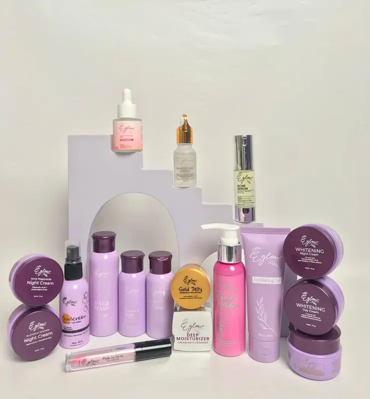 Eglow platinum paket wajah paket whitening  paket acne / paket ultimate bpom 4