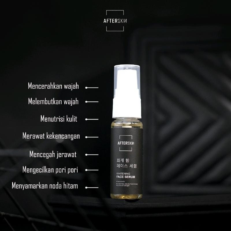 [SKINCARE PRIA] AFTERSKIN Whitening Serum Collagen Pemutih Wajah BPOM HALAL 2