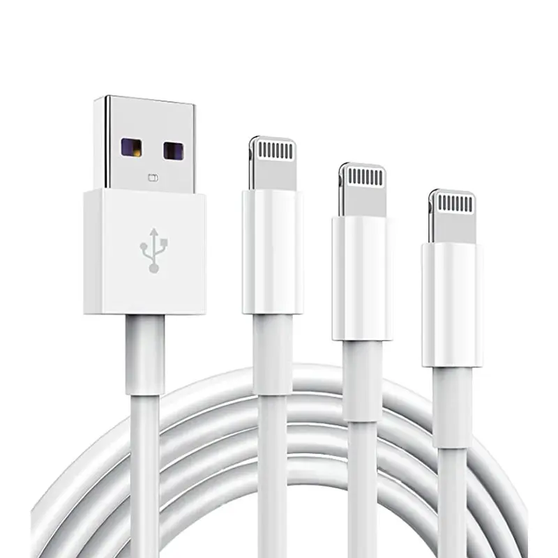 สายชาร์จคุณภาพสูง, สายชาร์จ Lightning เป็น USB, สำหรับ iPhone 14 Pro Max, 11 Pro Max, 12, 13 Pro Max, XR, 7Plus, 8Plus, XS Max, X / XS, 6, 6S, 6Plsu, SE2, SE3, ขายแฟลช