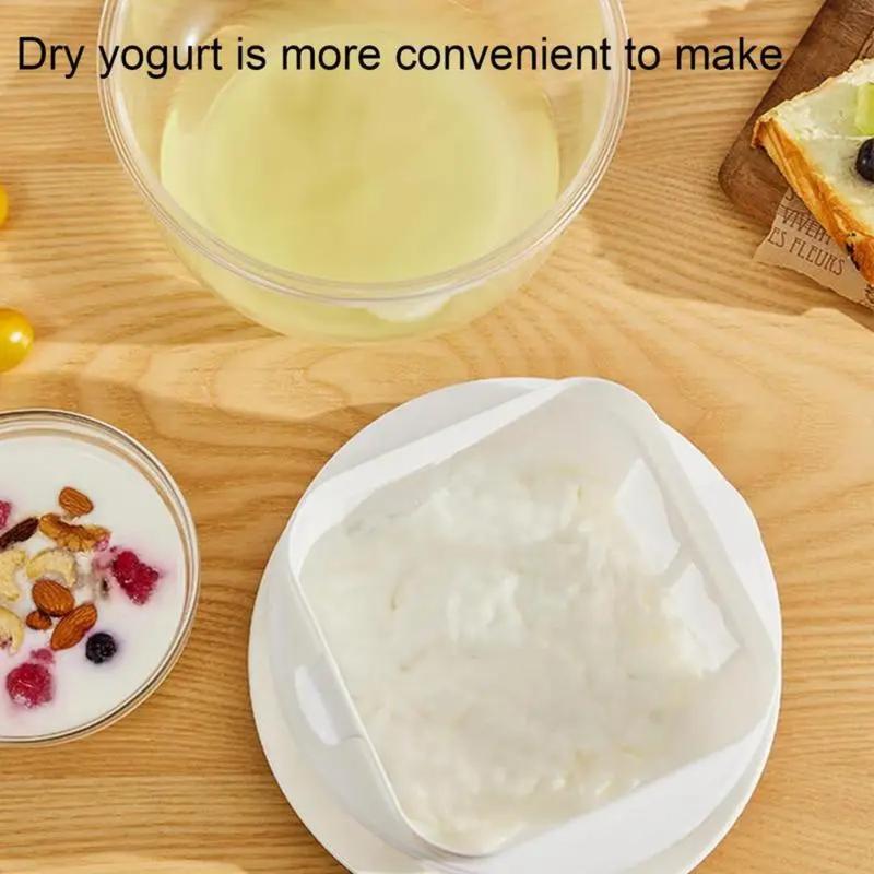 Product Introduction of New Self-made Yogurt Filter Maker Reusable Ultra-fine Mesh Food Strainer Draining Whey Separator Milk Cheese 16