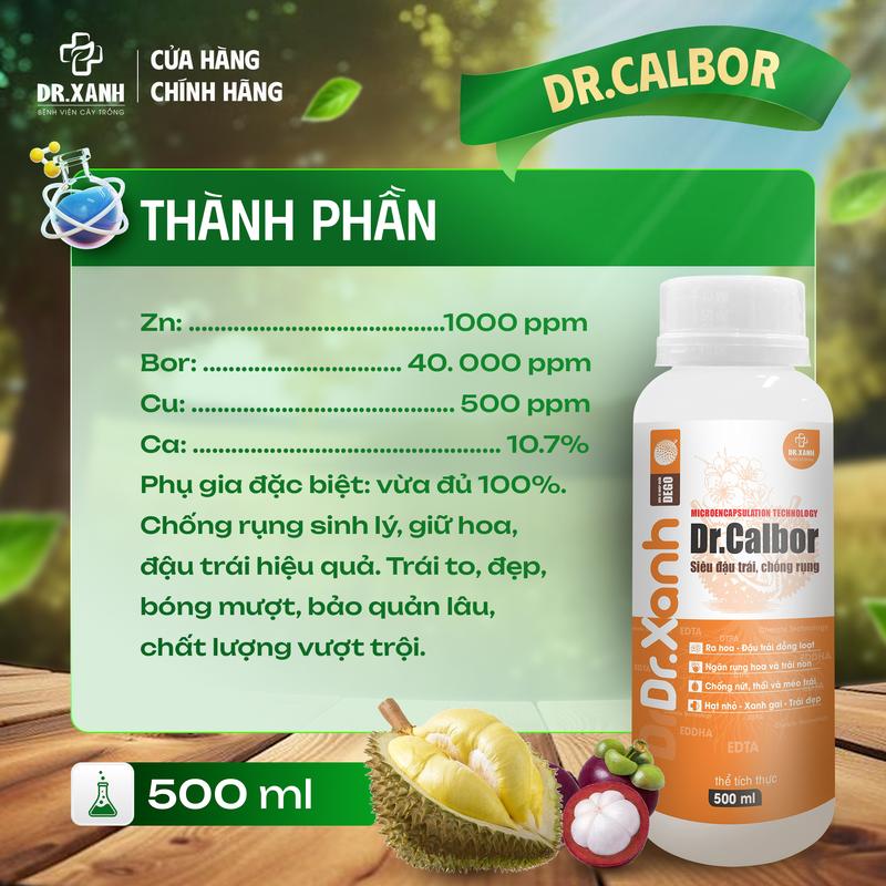 Phân bón siêu đậu trái, ra hoa đồng loạt Dr.CalBor - ngăn rụng trái non,chống nứt và méo trái - nhập khẩu Châu Âu 2