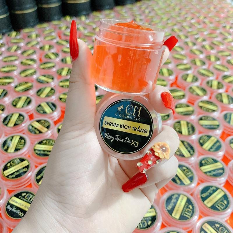 Serum kích trắng CH (mix kem nào cũng được)