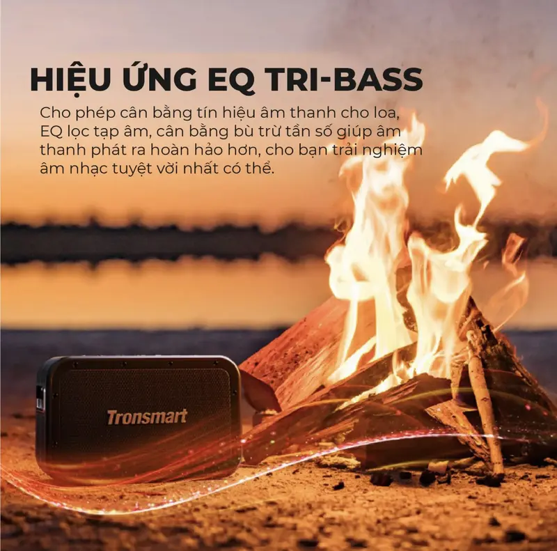 Loa Bluetooth 5.0 di động ngoài trời Tronsmart Force Max 80W, Âm thanh ba tần số, 2.2 kênh, TWS, Hiệu ứng EQ ba âm trầm, Thời gian phát tối đa 13 giờ, IPX6, Powerbank tích hợp - Bảo hành chính hãng 12 tháng Củ Loa Nghe Nhạc 4