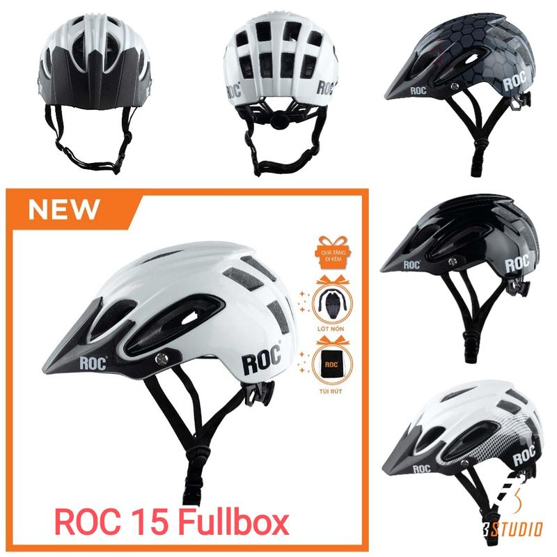 Mũ Bảo Hiểm Xe Đạp ROC 15 Khoá Nam Châm Chính Hãng Thương Hiệu ROC HELMET