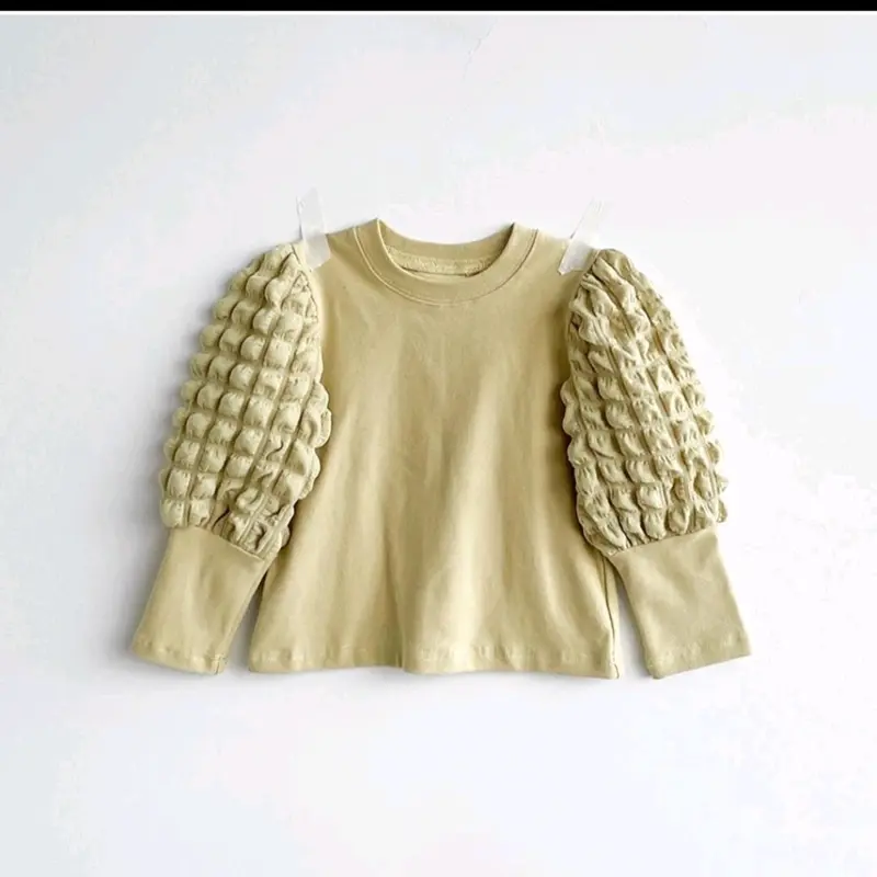 atasan lengan balon viral / atasan anak style / blouse anak kekinian 1-12 Tahun 2